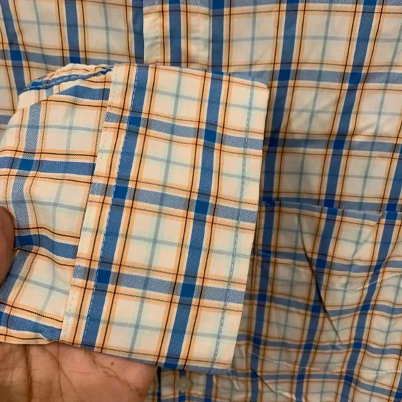 Mens Club Room Tech Woven Button Down NWT - B5 - Picture 4 of 6